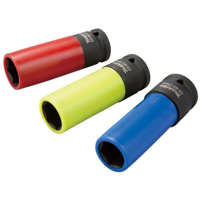 Makita E-12354 Set di 3 Chiavi per Dadi Ruota Profonda