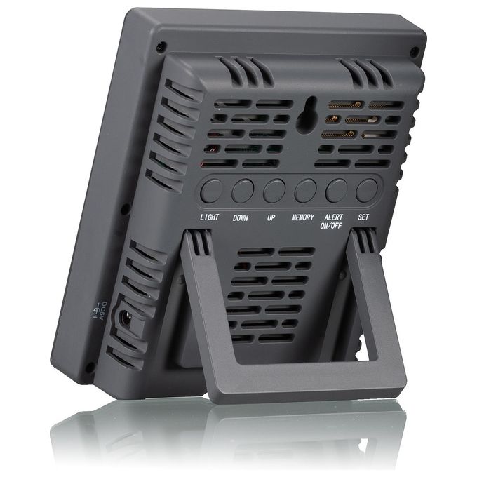 Bresser Optics 7004020QT5000 Monitor Qualita' dell'Aria CO2 con Misurazione Temperatura e Umidita' colore Grigio