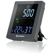 Bresser Optics 7004020QT5000 Monitor Qualita' dell'Aria CO2 con Misurazione Temperatura e Umidita' colore Grigio