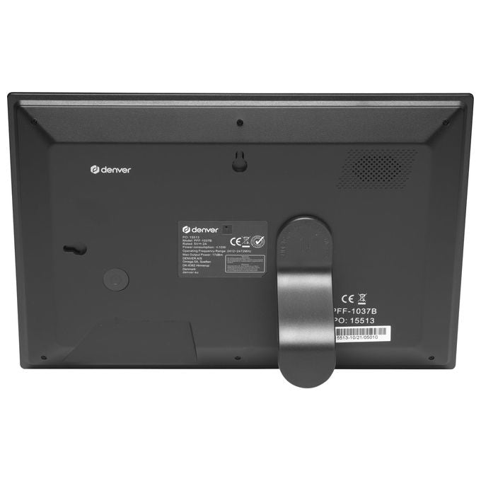 Denver PFF-1037BLACK Frameo Cornice Digitale 10,1'' IPS Touchscreen Wi-Fi 16 GB colore Nero