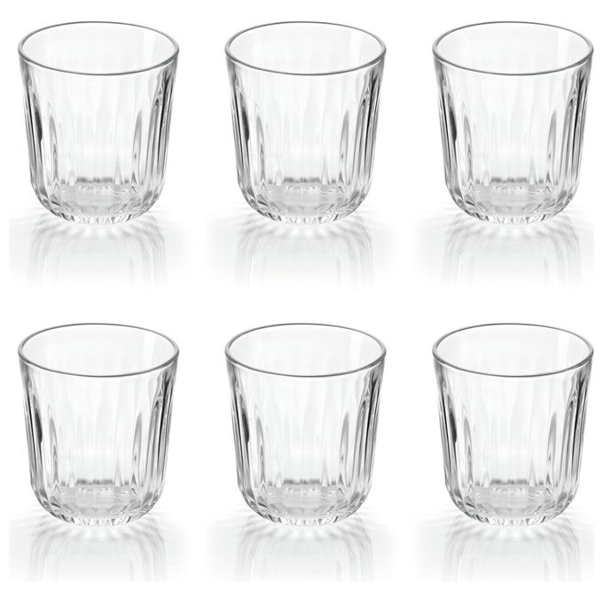 Guzzini Set 6 Bicchieri in Vetro Everyday