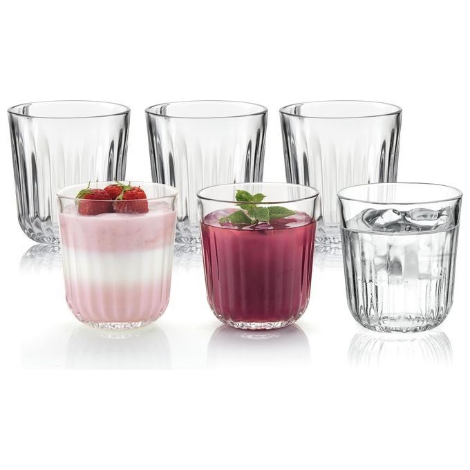 Guzzini Set 6 Bicchieri in Vetro Everyday