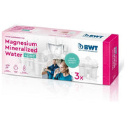 BWT 814453 Filtro Acqua Zinc Magnesium Mineralized Water con Zinco e Magnesio confezione 3 pz 120 L per filtro