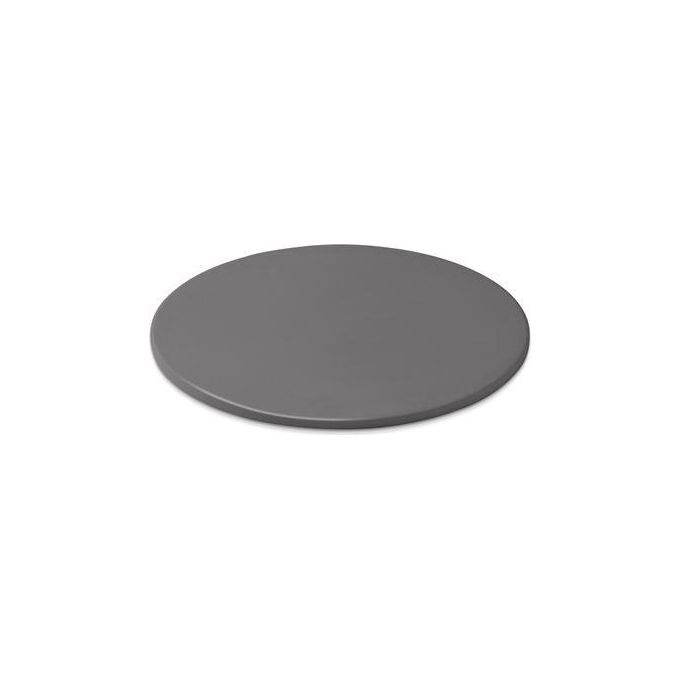 Weber 18412 Pietra Refrattaria per Pizza Rotonda Cordierite Smaltata 36 cm colore Nero