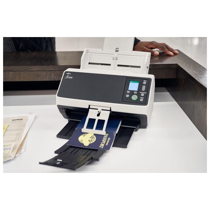 Ricoh PA03810-B501 fi-8000 Scanner ADF + Alimentazione Manuale 600 x 600 DPI 90 ppm A4 colore Nero Grigio