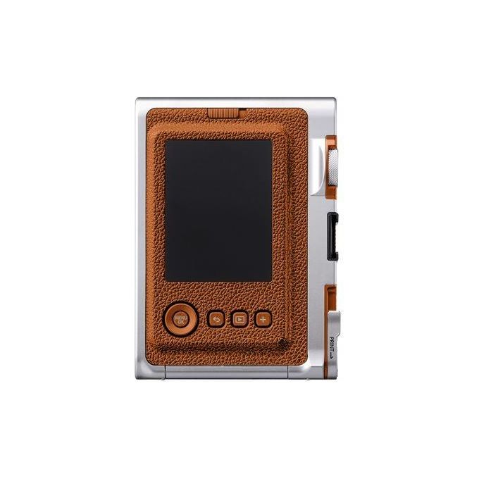 Fujifilm EVO Instax Mini Evo Fotocamera Istantanea Ibrida 100 Combinazioni Bluetooth Selfie colore Marrone