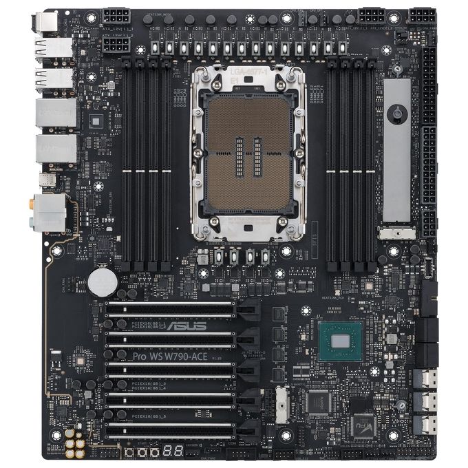 Asus PRO WS W790-ACE Scheda Madre SSI CEB Socket LGA4677 Intel W790 DDR5 ECC 8 slot PCIe 5.0 colore Nero
