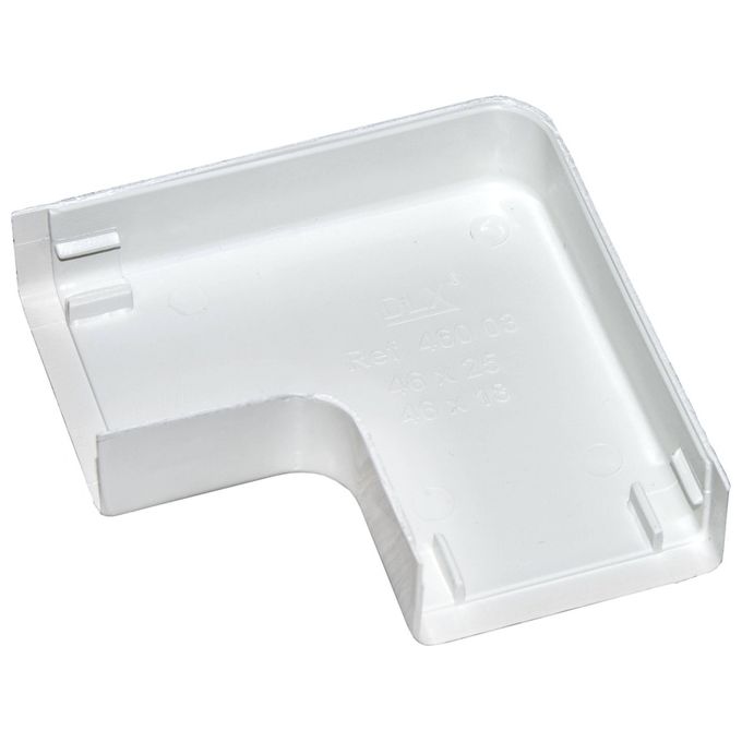 Link angolo 90° a l per canalina lk46118 mm. 46x18