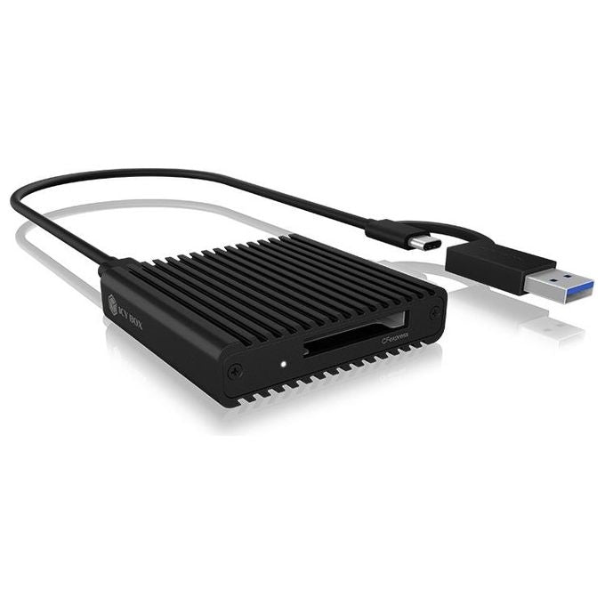 ICY BOX 60929 IB-CR404-C31 Lettore di Schede CFexpress Type-B USB 3.2 Gen 2 fino a 10 Gbit-s Alluminio colore Nero