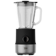 Beko 8910773200 Sirius Line Frullatore da Tavolo 800 W 1 75 L Brocca in Vetro colore Nero e Acciaio inox