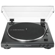 Audio-Technica AT-LP60XBK Giradischi a Cinghia Completamente Automatico 33 1-3 e 45 rpm Preamplificatore Phono Integrato colore Nero