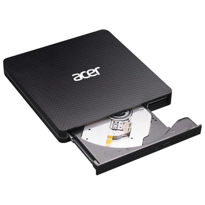Acer GP.ODD11.001 Masterizzatore CD DVD Portatile DVD±RW USB 3.2 Gen 1 Slot-in M-DISC compatibile Windows Mac colore Nero