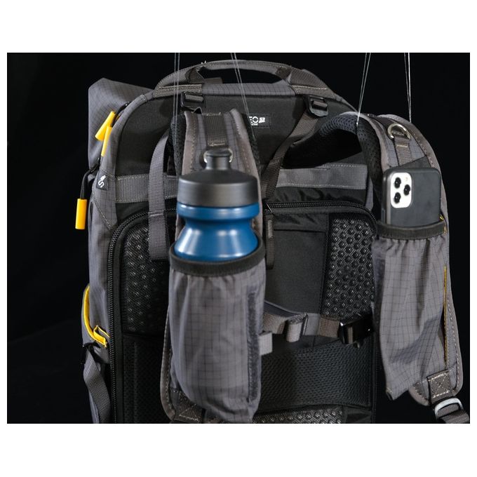 Vanguard VEO ACTIVE 53 GY Zaino Fotografico Outdoor 45L accesso posteriore laptop 16'' impermeabile colore Grigio