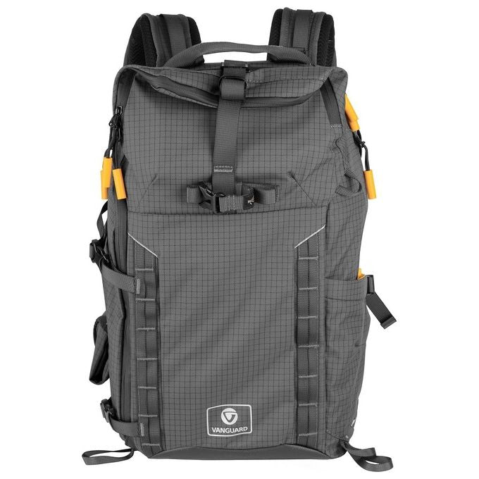Vanguard VEO ACTIVE46 GY Zaino Fotografico Outdoor 25L Compatibilita' Laptop 14'' Tablet 10'' Porta USB Supporto Treppiede Copertura Antipioggia colore Grigio