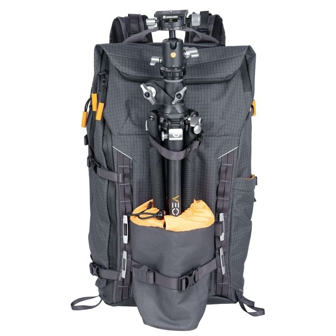 Vanguard VEO ACTIVE46 GY Zaino Fotografico Outdoor 25L Compatibilita' Laptop 14'' Tablet 10'' Porta USB Supporto Treppiede Copertura Antipioggia colore Grigio