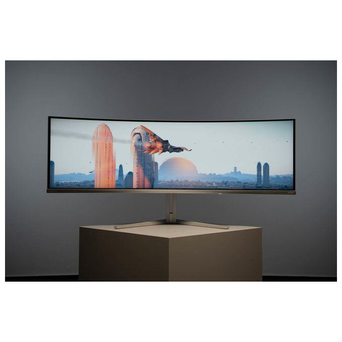 Philips 49M2C8900-00 Evnia 8000 Monitor Gaming Curvo 49'' QD-OLED Dual QHD 5120x1440 240Hz 0,03ms HDR400 Ambiglow colore Bianco