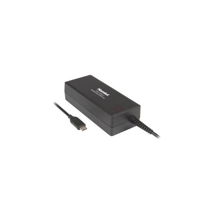 Hamlet XPWNB065PD Alimentatore per Notebook USB-C Power Delivery 3.0 65W 3.25A 5-9-15-20V cavo 1.2m colore Nero