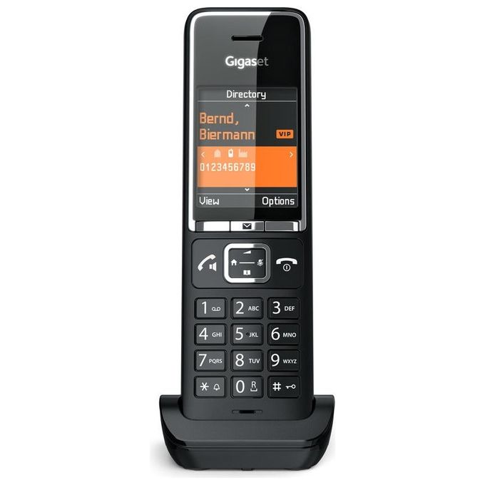 Gigaset 550 HX Comfort Telefono Cordless DECT Vivavoce HD Display 2.2'' Rubrica 200 voci colore Nero