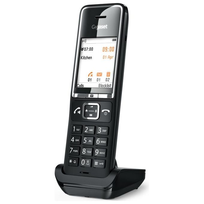 Gigaset 550 HX Comfort Telefono Cordless DECT Vivavoce HD Display 2.2'' Rubrica 200 voci colore Nero