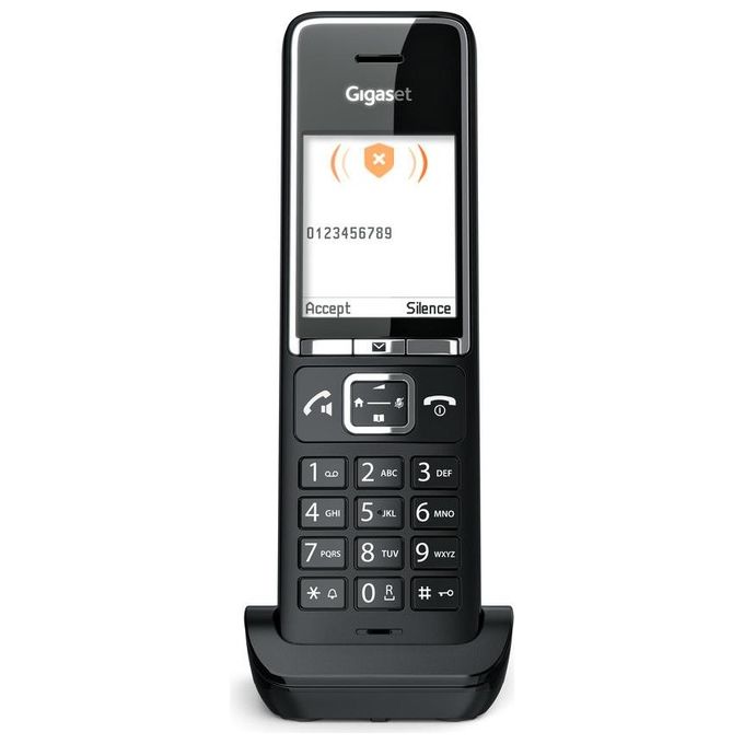 Gigaset 550 HX Comfort Telefono Cordless DECT Vivavoce HD Display 2.2'' Rubrica 200 voci colore Nero