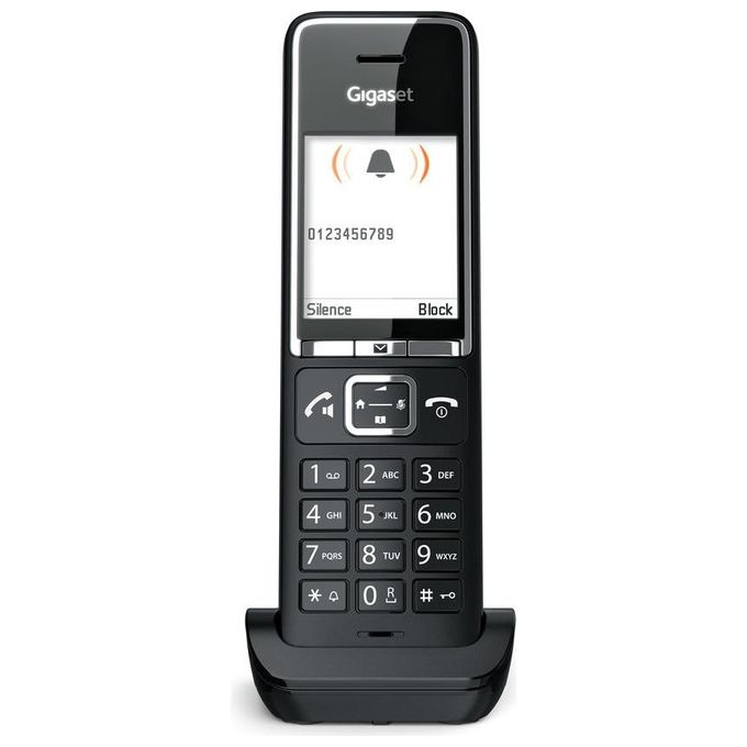 Gigaset 550 HX Comfort Telefono Cordless DECT Vivavoce HD Display 2.2'' Rubrica 200 voci colore Nero