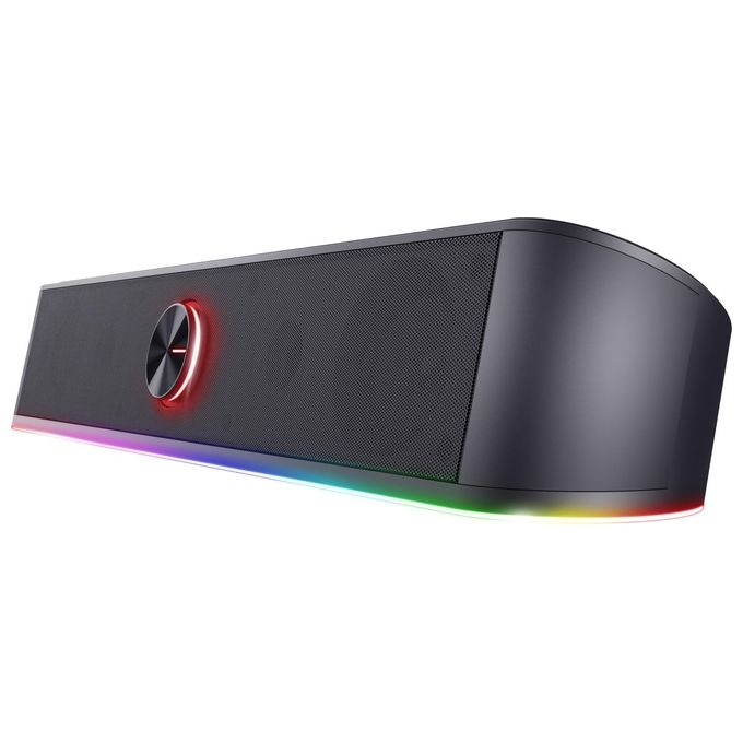 Trust GXT 619 Thorne Soundbar Gaming RGB 2.0 canali 6W Jack AUX 3.5mm Alimentazione USB colore Nero
