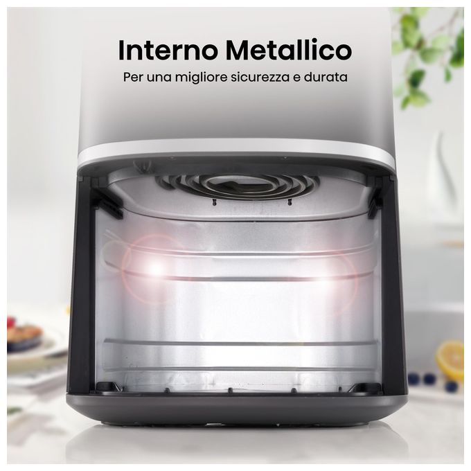 Hisense HAF1900D Friggitrice ad aria 7 L 1800 W 10 programmi display digitale LED finestra visibilita' colore Nero