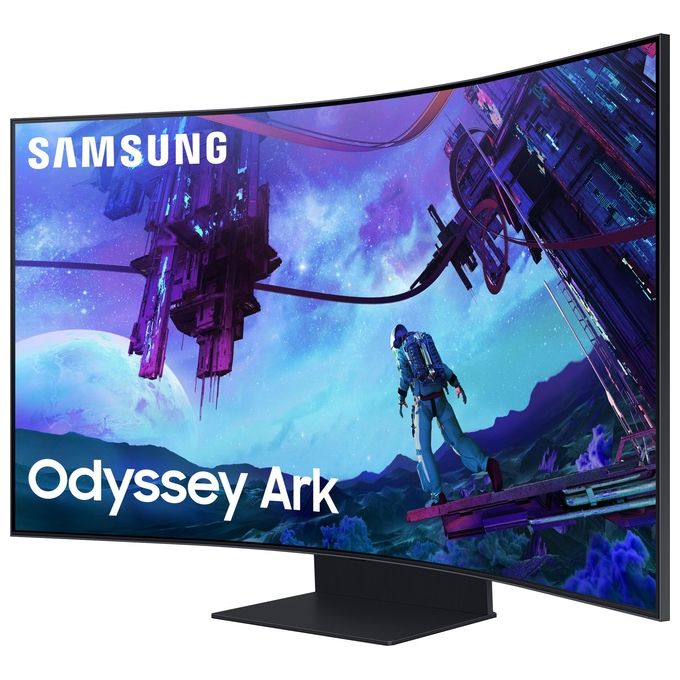 Samsung LS55CG970NUXEN Odyssey Ark 2ª Gen. Monitor Gaming Curvo 55'' UHD 4K 165Hz 1ms HDR10+ Quantum Mini LED colore Nero