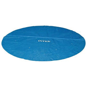 Intex 28015E Copertura Solare per Piscina Rotonda diametro 538 cm 160 micron compatibile 549 cm colore Blu