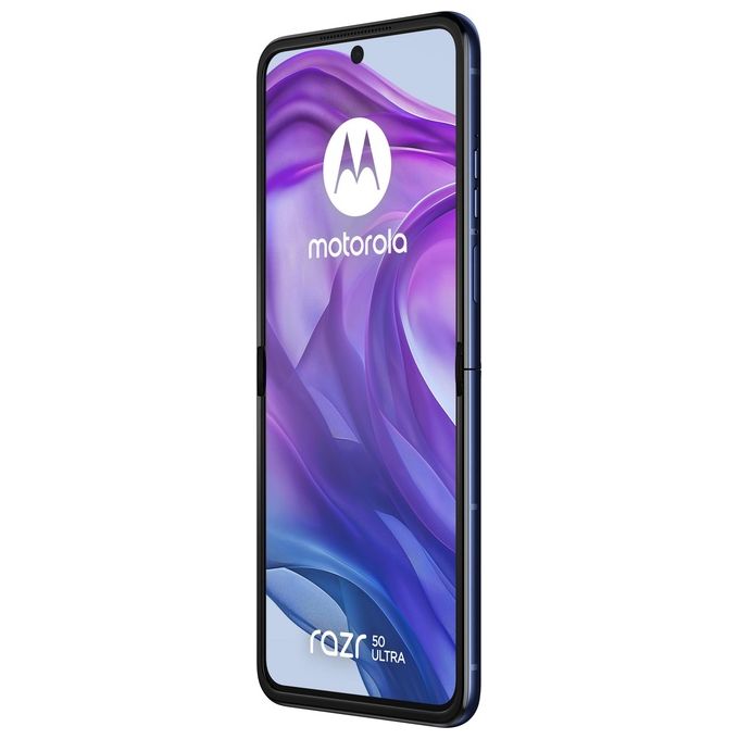 Motorola Razr 50 Ultra, 6.9 Pollici, Doppia SIM, Android 14 5G, Blu Marino