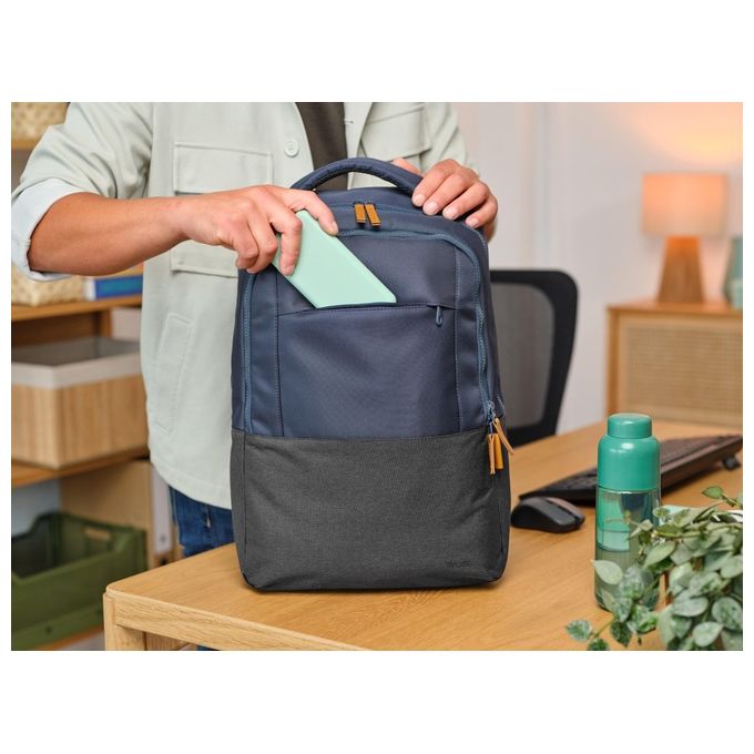 Trust 25124 Lisboa Zaino Porta PC 16'' 23 L 3 Scomparti colore Blu
