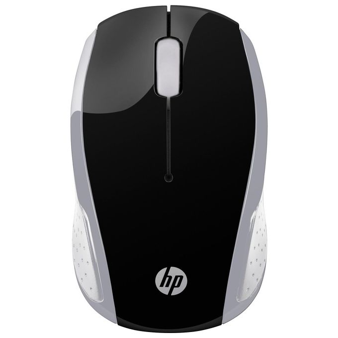 HP 2HU84AA#ABB Mouse Wireless 200 Sensore Ottico 1000 DPI 3 Tasti Ricevitore USB 2.4 GHz Ambidestro colore Argento