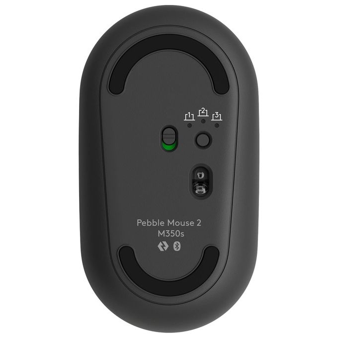 Logitech 920-012221 Pebble 2 Combo Kit Tastiera e Mouse Wireless Bluetooth Logi Bolt QWERTY Italiano Easy-Switch 3 Dispositivi colore Grafite