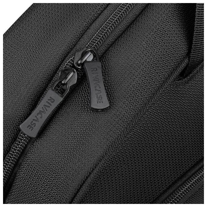 Rivacase 4260709012513 Tegel ECO Borsa Toploader per Laptop 14'' con Scomparto Imbottito e Tracolla Regolabile colore Nero