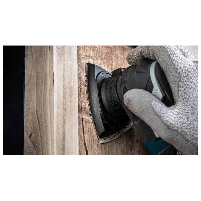 Bosch Foglio Abrasivo Triangolare 93mm 120gr 5 Pezzi