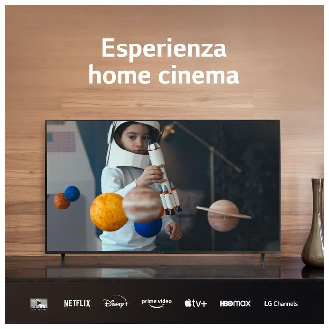 LG 65UR78006LK Serie UR78 TV LED 65'' 4K Ultra HD α5 Gen6 webOS 23 3 HDMI HDR10 Smart TV colore Nero