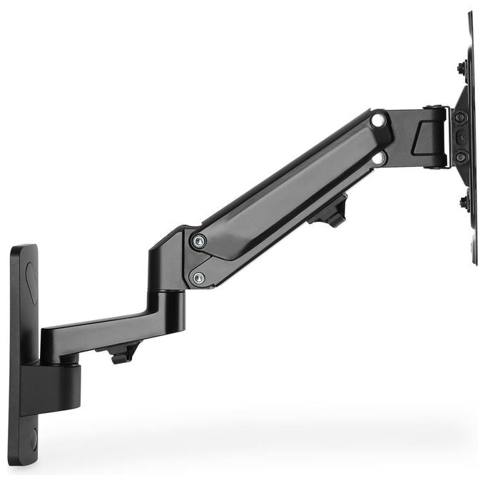 Digitus DA-90428 Supporto a Parete per Monitor 17'' 43'' Molla a Gas Braccio Orientabile VESA 75x75 100x100 23 Kg colore Nero