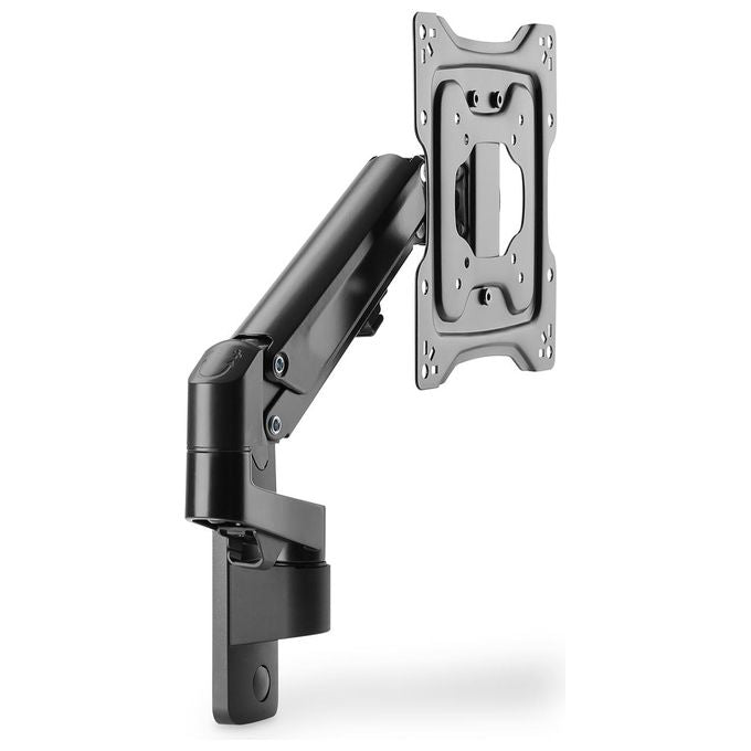 Digitus DA-90428 Supporto a Parete per Monitor 17'' 43'' Molla a Gas Braccio Orientabile VESA 75x75 100x100 23 Kg colore Nero
