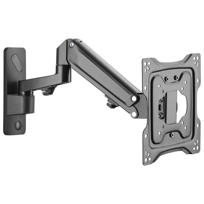 Digitus DA-90428 Supporto a Parete per Monitor 17'' 43'' Molla a Gas Braccio Orientabile VESA 75x75 100x100 23 Kg colore Nero