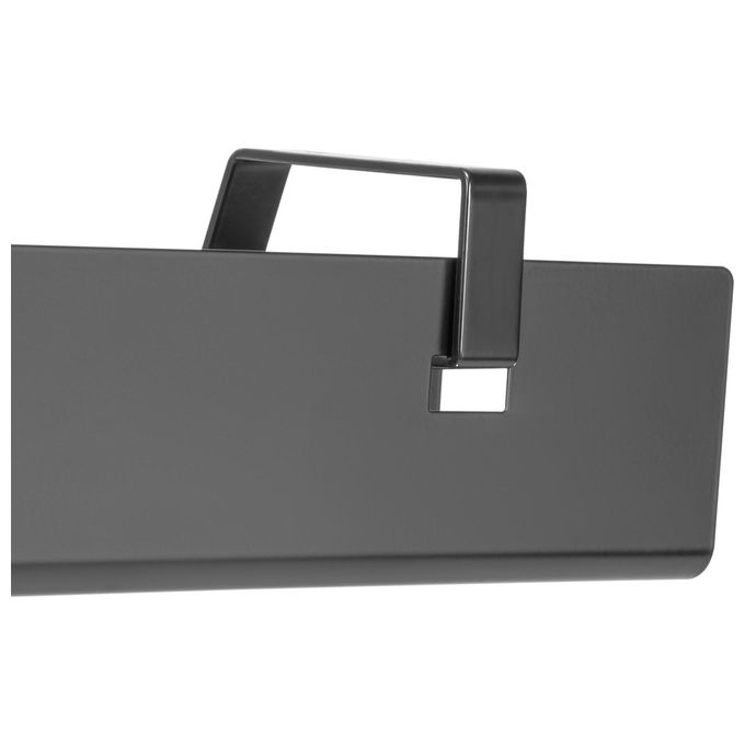 Digitus DA-90450 Canalina Gestione Cavi Sottoscrivania in Acciaio 60 cm Portata 5 Kg colore Nero