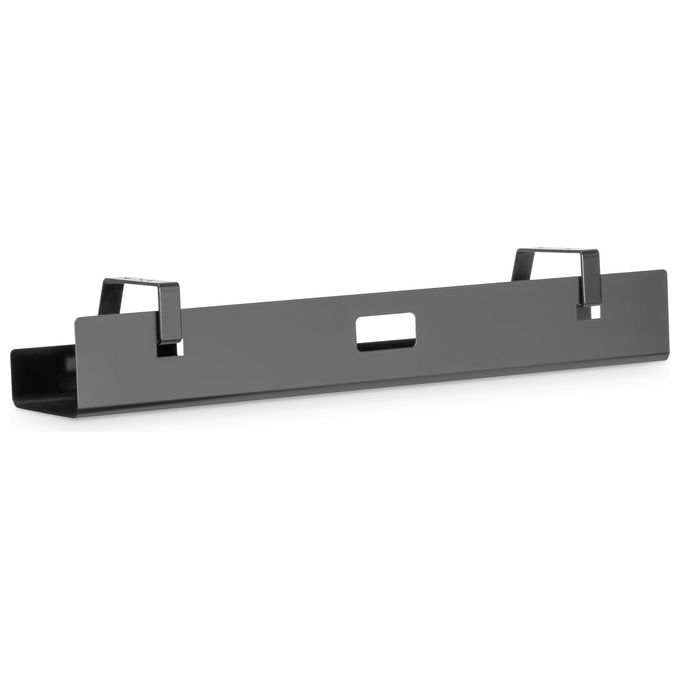 Digitus DA-90450 Canalina Gestione Cavi Sottoscrivania in Acciaio 60 cm Portata 5 Kg colore Nero