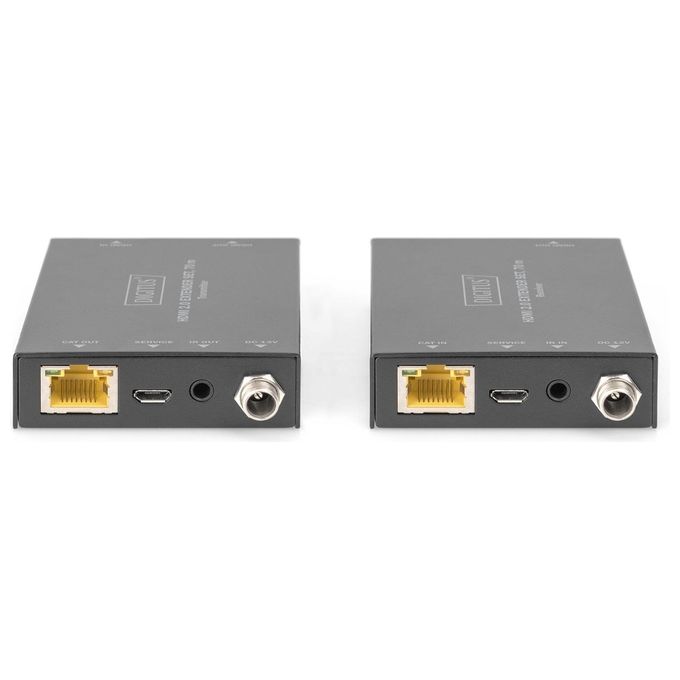 Digitus DS-55506 Set di estensione HDMI 4K-60Hz fino a 70 m supporto HDR HDCP 2.2 PoC colore Nero