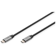 Digitus DB-300220-010-S Cavo USB-C USB-C USB 3.2 Gen 1 5 Gbit-s 4K 60Hz USB Power Delivery 60W 1 m colore Nero