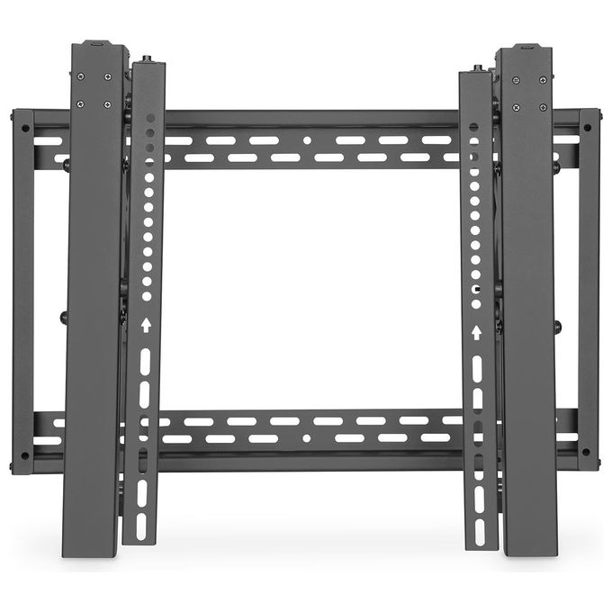 DIGITUS DA-90446 Supporto a parete per TV pop-out VESA 200x200 a 600x400 carico massimo 70 Kg regolazione precisa colore Nero