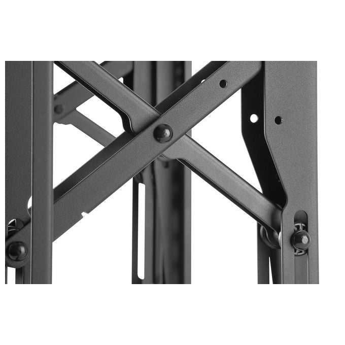 DIGITUS DA-90446 Supporto a parete per TV pop-out VESA 200x200 a 600x400 carico massimo 70 Kg regolazione precisa colore Nero