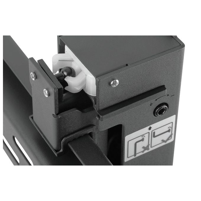 DIGITUS DA-90446 Supporto a parete per TV pop-out VESA 200x200 a 600x400 carico massimo 70 Kg regolazione precisa colore Nero