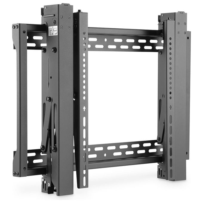 DIGITUS DA-90446 Supporto a parete per TV pop-out VESA 200x200 a 600x400 carico massimo 70 Kg regolazione precisa colore Nero
