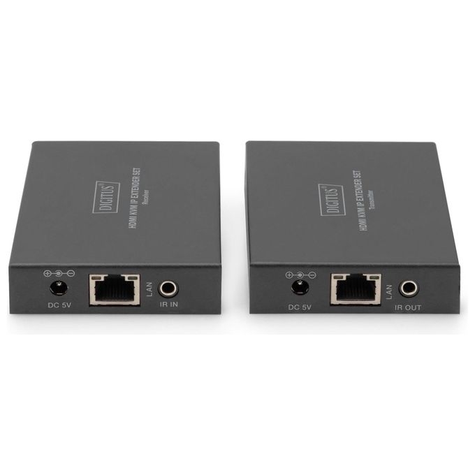 Digitus DS-55507 Estensore HDMI KVM IP Full HD 1080p 60 Hz 150 m Cat5e Cat6 Cat7 colore Nero