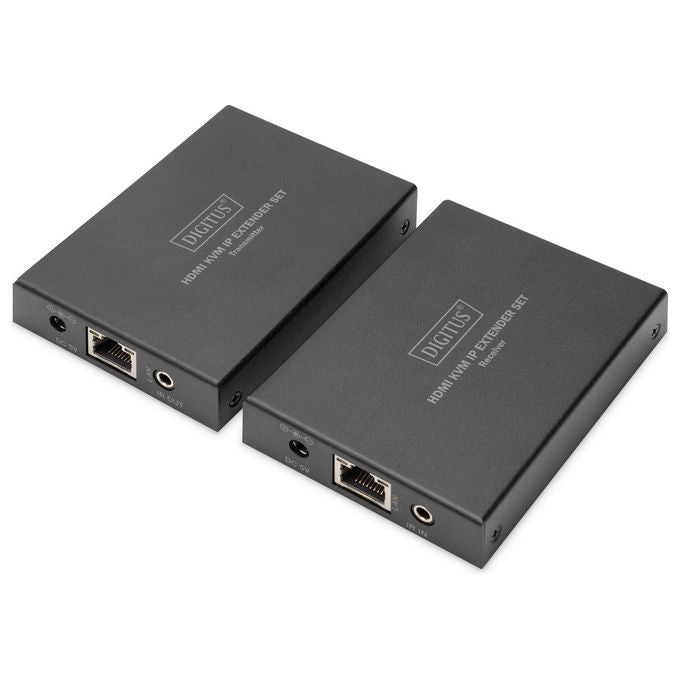 Digitus DS-55507 Estensore HDMI KVM IP Full HD 1080p 60 Hz 150 m Cat5e Cat6 Cat7 colore Nero