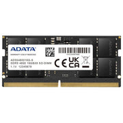 ADATA AD5S480016G-S Modulo RAM DDR5 SO-DIMM 16 GB 4800 MT-s CL40 1,1 V colore Nero